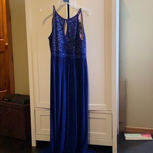 Royal blue long dress!
